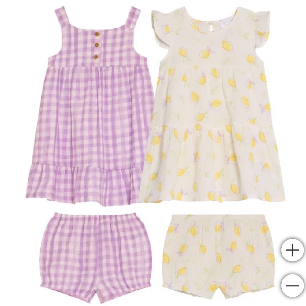 🆕 Purple and Yellow Kids set